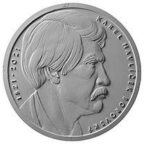 Česká mincovna 200. výročí narození Karla Havlíčka Borovského 200 Kč 2021 stříbrná mince Proof 13 g