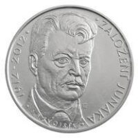 Česká mincovna 100. výročí založení Junáka 200 Kč 2012 stříbrná mince Proof 13 g