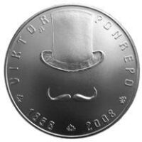 Česká mincovna 150. výročí narození Viktora Ponrepa 200 Kč 2008 stříbrná mince Proof 13 g