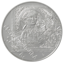 Česká mincovna 100. výročí zahájení vydávání československých platidel 500 Kč 2019 stříbrná mince Proof 25 g