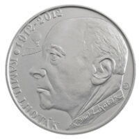 Česká mincovna 100. výročí narození Kamila Lhotáka 200 Kč 2012 stříbrná mince Proof 13 g