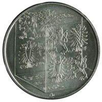 Česká mincovna 150. výročí založení Střední uměleckoprůmyslové sklářské v Kamenickém Šenově 200 Kč 2006 stříbrná mince Proof 13 g