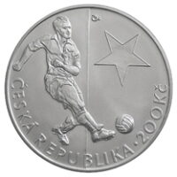 Česká mincovna 100. výročí narození Josefa Bicana 200 Kč 2013 stříbrná mince Proof 13 g