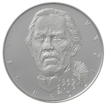 Česká mincovna 150. výročí narození Aleše Hrdličky 200 Kč 2019 stříbrná mince Proof 13 g