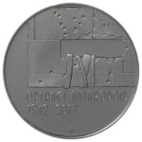 Česká mincovna 75. výročí operace Anthropoid 200 Kč 2017 stříbrná mince Proof 13 g