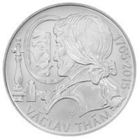 Česká mincovna 250. výročí narození Václava Tháma 500 Kč 2015 stříbrná mince Proof 25 g
