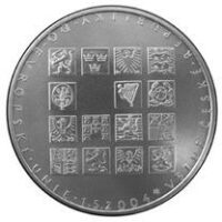 Česká mincovna Vstup České republiky do Evropské unie 200 Kč 2004 stříbrná mince Proof 13 g