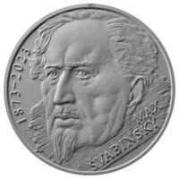 Česká mincovna 150. výročí narození Maxe Švabinského 200 Kč 2023 stříbrná mince Standard 13 g