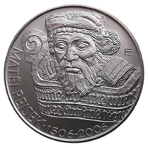 Česká mincovna 500. výročí úmrtí Matěje Rejska 200 Kč 2006 stříbrná mince PROOF 13 g