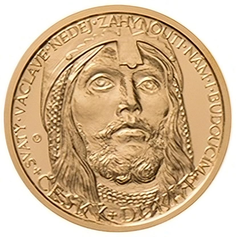 Česká mincovna Zlatá obchodní mince český dukát sv. Václav 2024 3,49 g